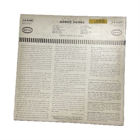 Hodge‎ Podge Vinyl Record - Picture 2 of 2